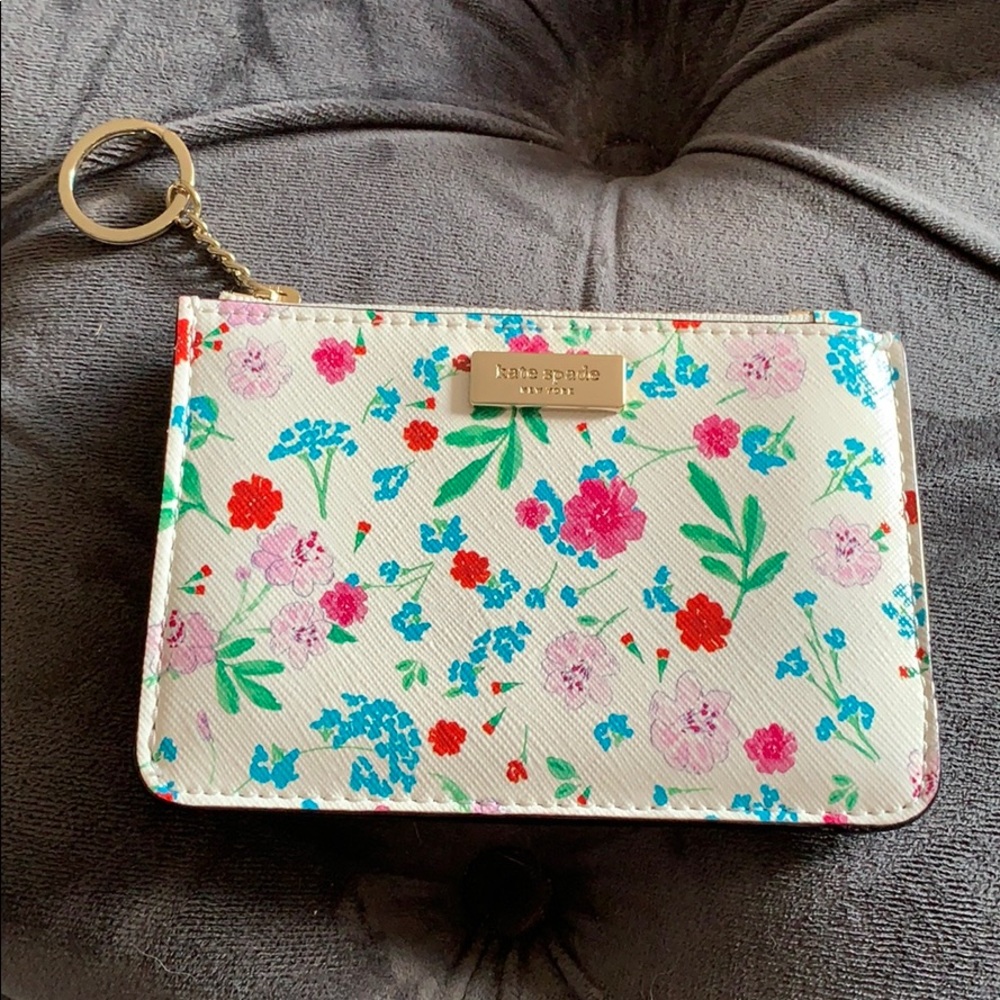 Floral Kate Spade small wallet